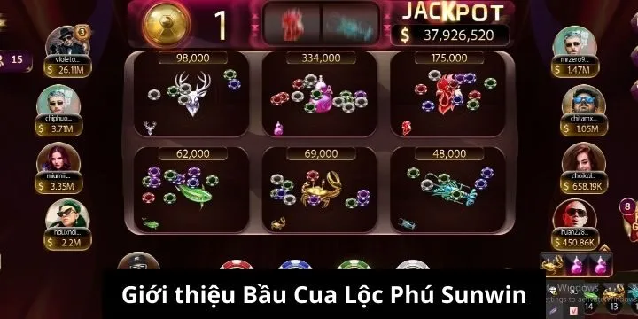 Bầu Cua Lộc Phú Sunwin là sản phẩm rất lôi cuốn