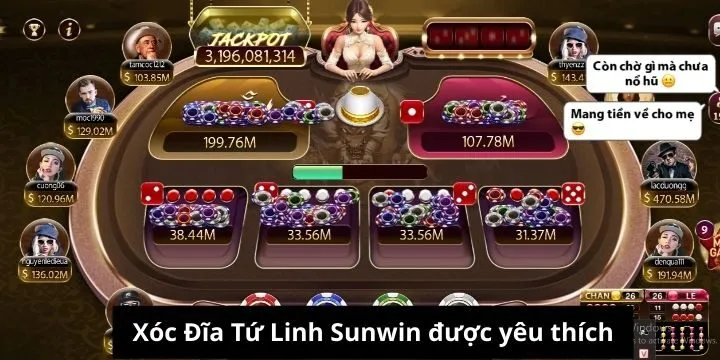 Xóc Đĩa Tứ Linh Sunwin là trò chơi mới lạ thú vị 